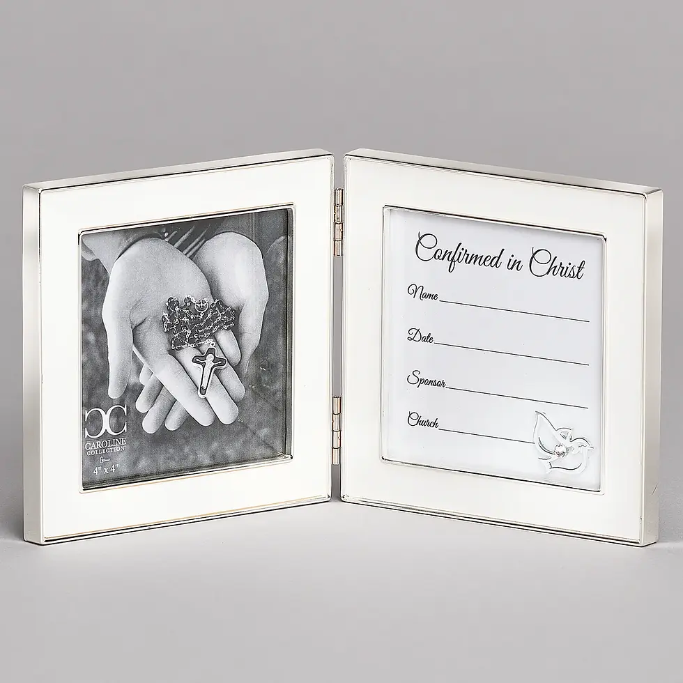 Confirmation Hinged Memory Picture Frame