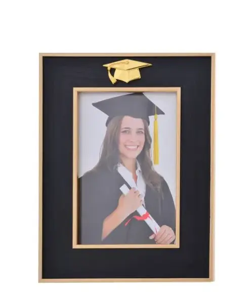 Graduation Frame Golden Graduation Photo Frame - Golden Frame 4X6 | CelebrationsTuggerah
