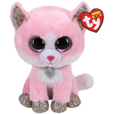 TY Beanie Boos FIONA - pink cat