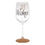 Thumbnail: 21st Happy Birthday Rose Gold Wine Glass