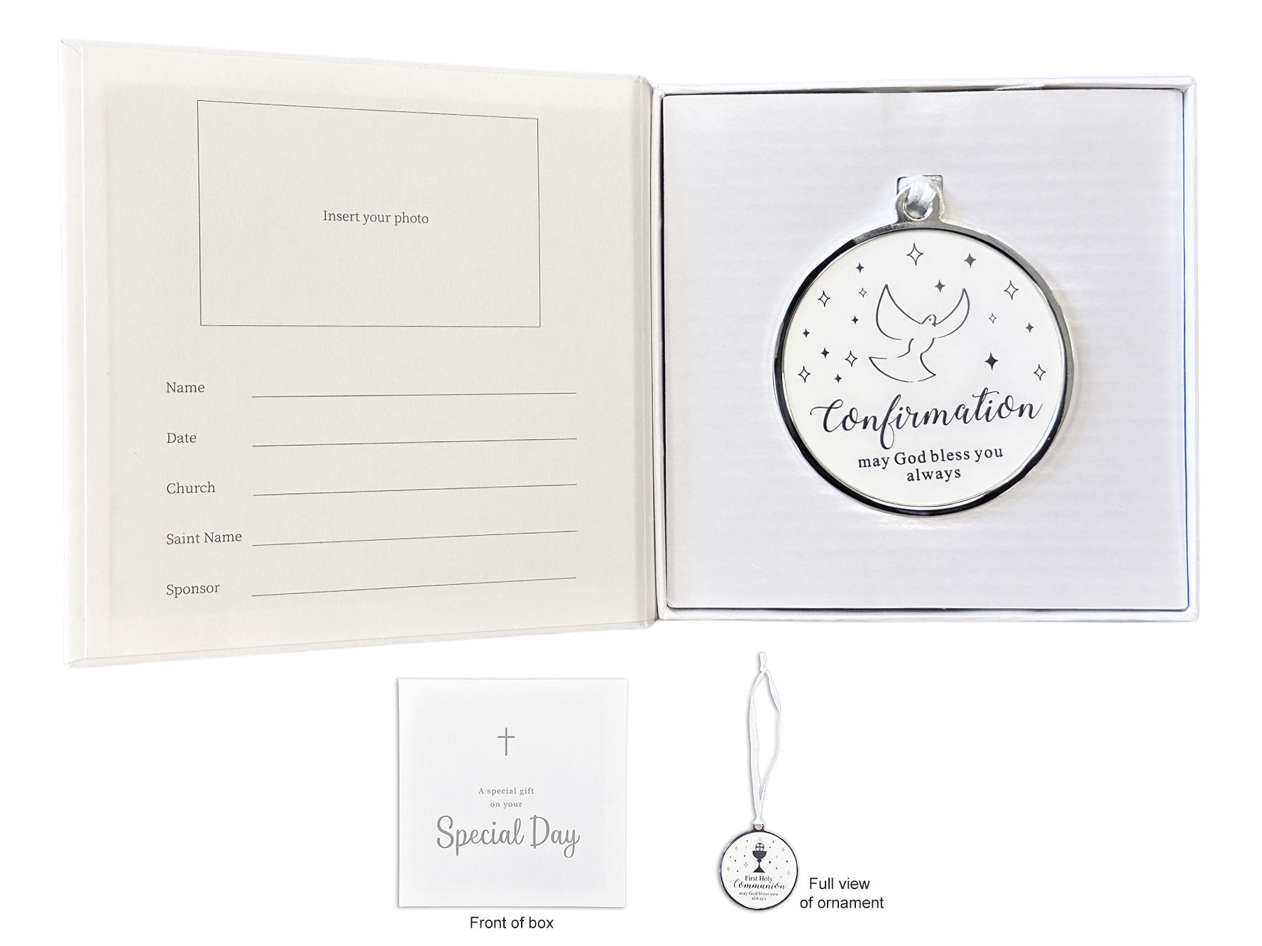Confirmation Ornament In Gift Box
