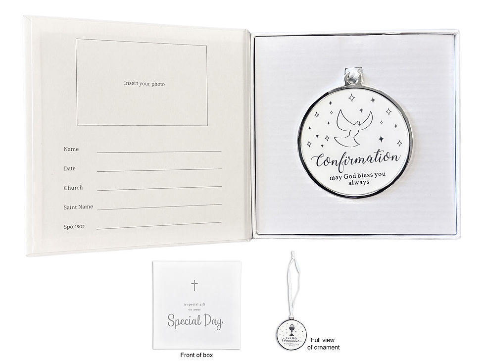 Confirmation Ornament In Gift Box