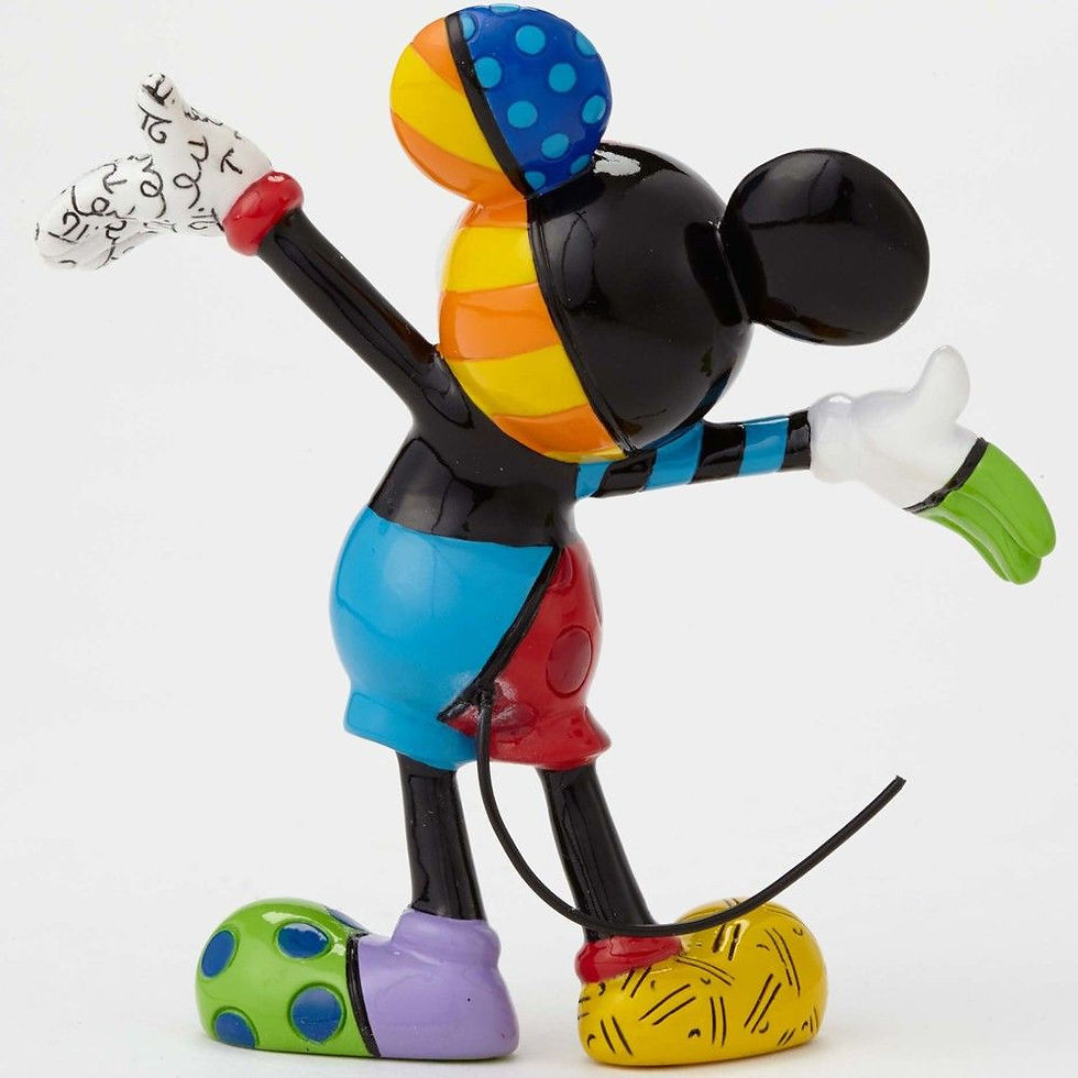 Disney Britto Mickey Mouse Arms Out Figurine - Mini