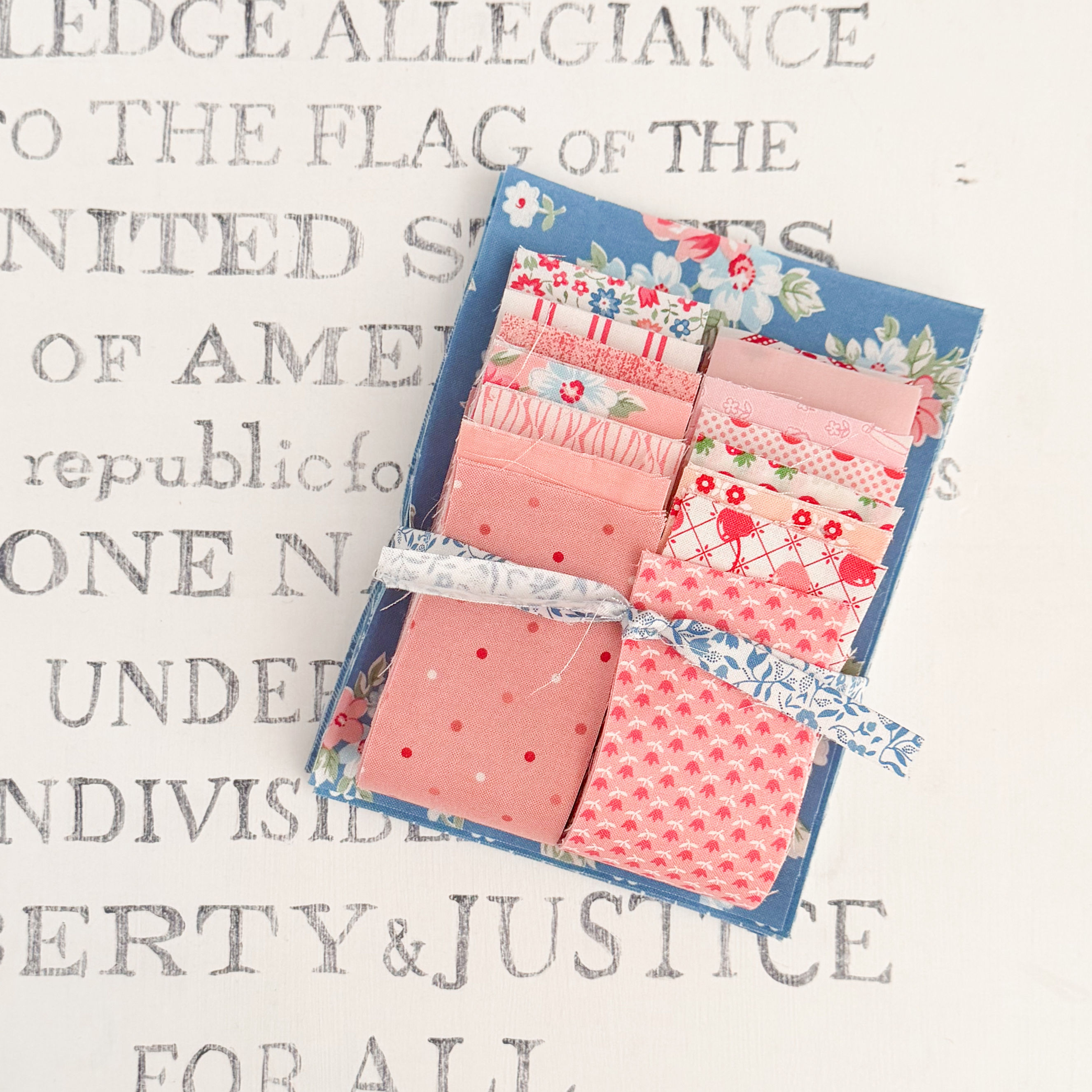 Large Beachy Flag Kit (24 Flags) - soft pinks and light blues
