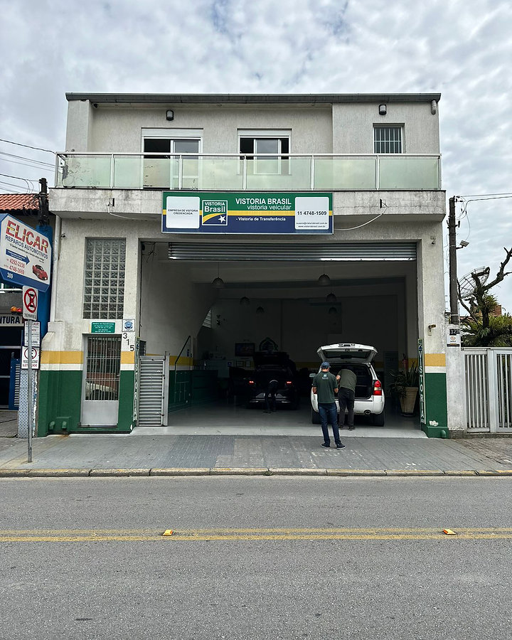 Fachada da unidade Vistoria Brasil em Suzano