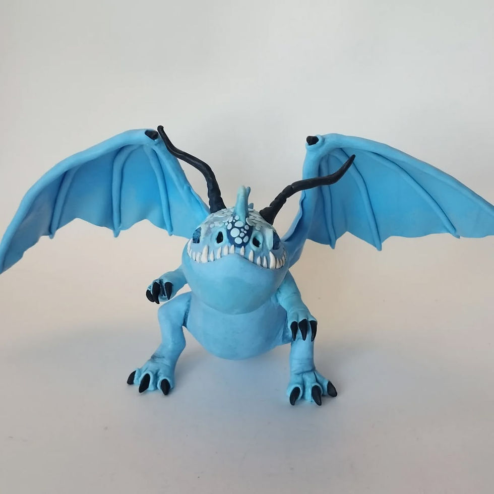 Thumbnail: Frosty sparguard dragon inspired !MADE FOR ORDER!