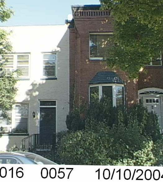 Facade (painted white) (DC Property Quest, Oct. 2004)