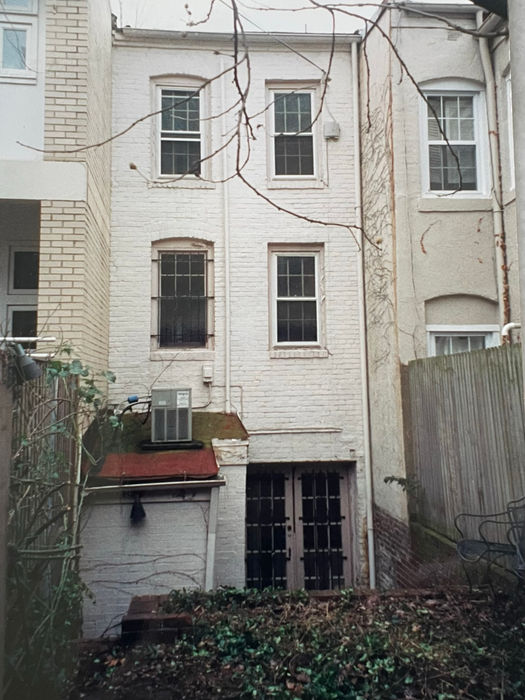 2419 I St rear facade, 2001 (Graeter collection, 2024)