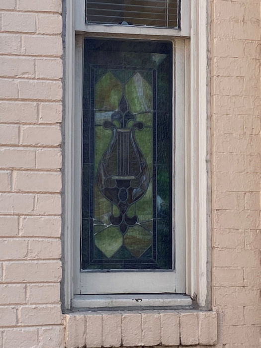 St. Paul's Parish House, side window (F. Leone Mar. 2023)