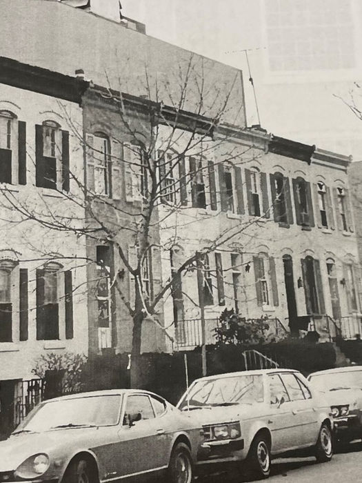 The rows on 2400 block of I St, (Nov 1983)