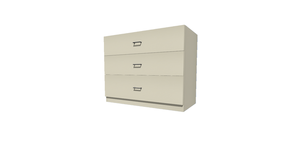 Thumbnail: 3 Drawer Base Basic Colors