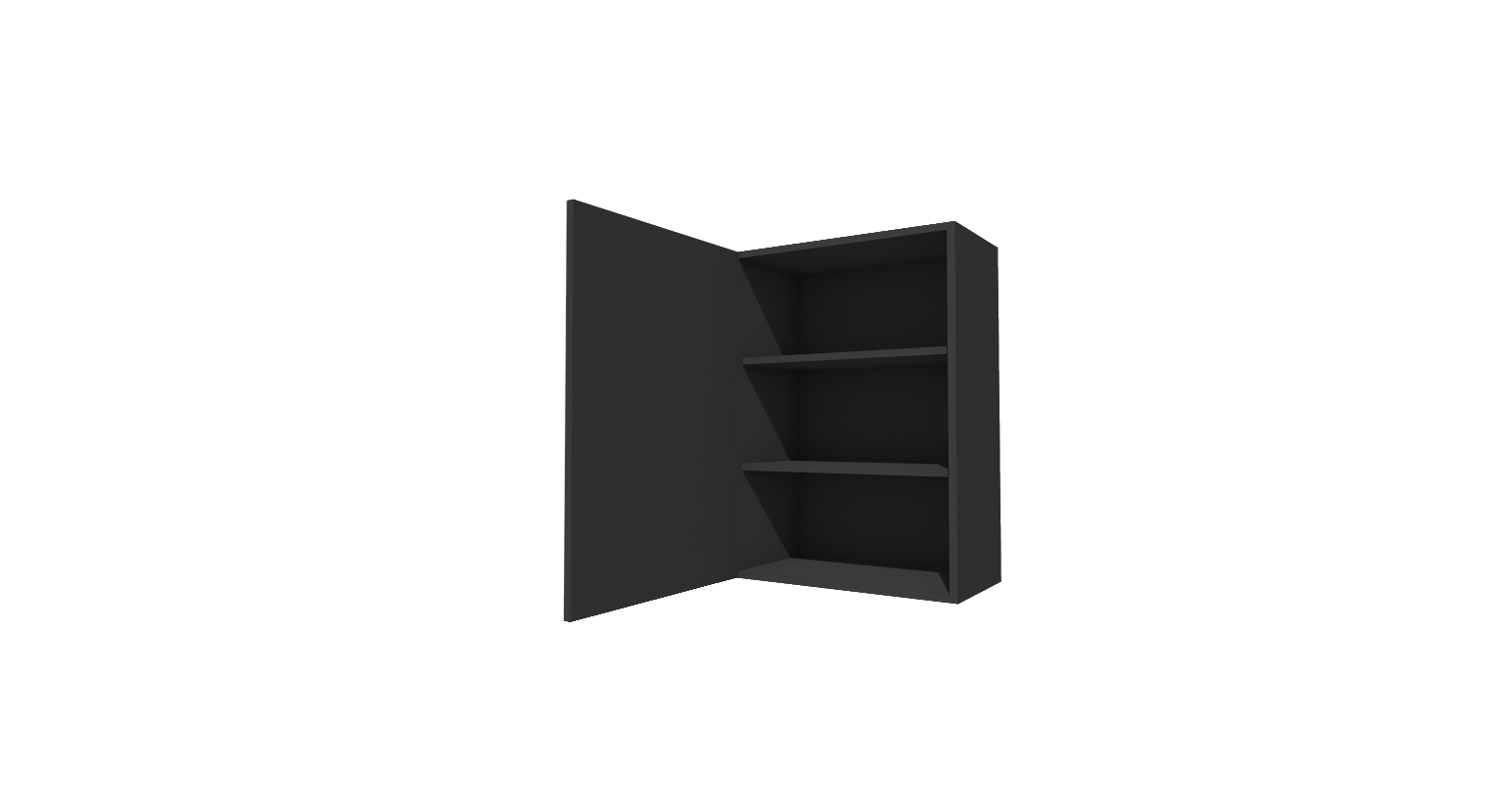 36" Tall Uppers with Doors Premium Colors