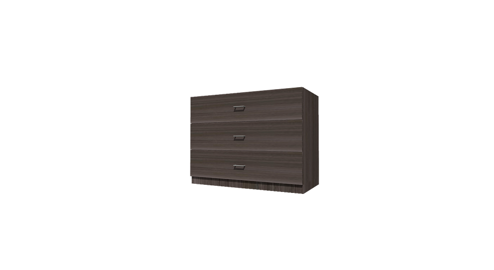 Thumbnail: 3 Drawer Base Premium Wood Grains