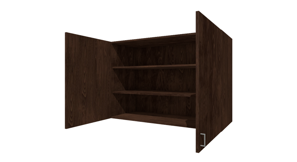 Thumbnail: 36" Tall Uppers with Doors Premium Wood Grains