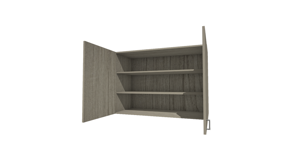 Thumbnail: 36" Tall Uppers with Doors Basic Wood Grains