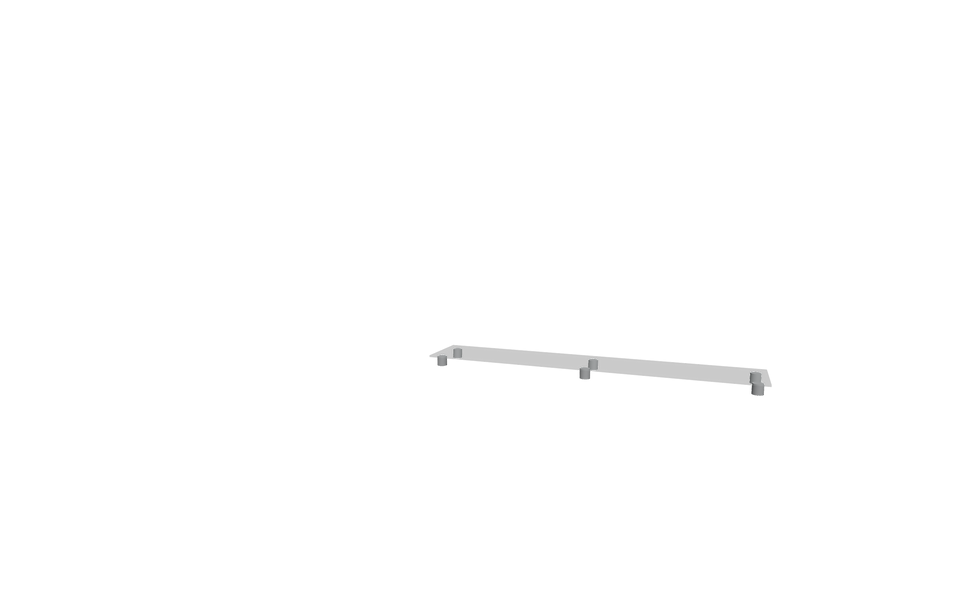 3/8" Thick Glass Transaction Counter
