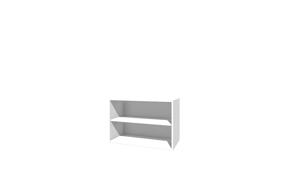 Thumbnail: 24" Tall Open Uppers Premium Colors