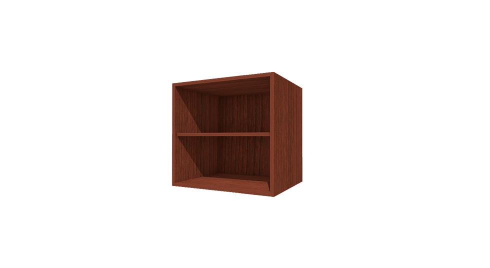 Thumbnail: 24" Tall Open Uppers Basic Wood Grains