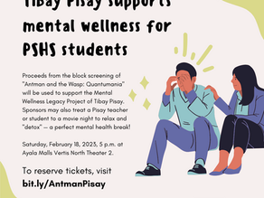 "Antman" movie screening for PSHS mental wellness projects