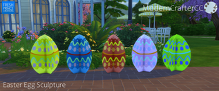 Easter Egg Sculpture