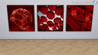 The Sims 4 Red Art