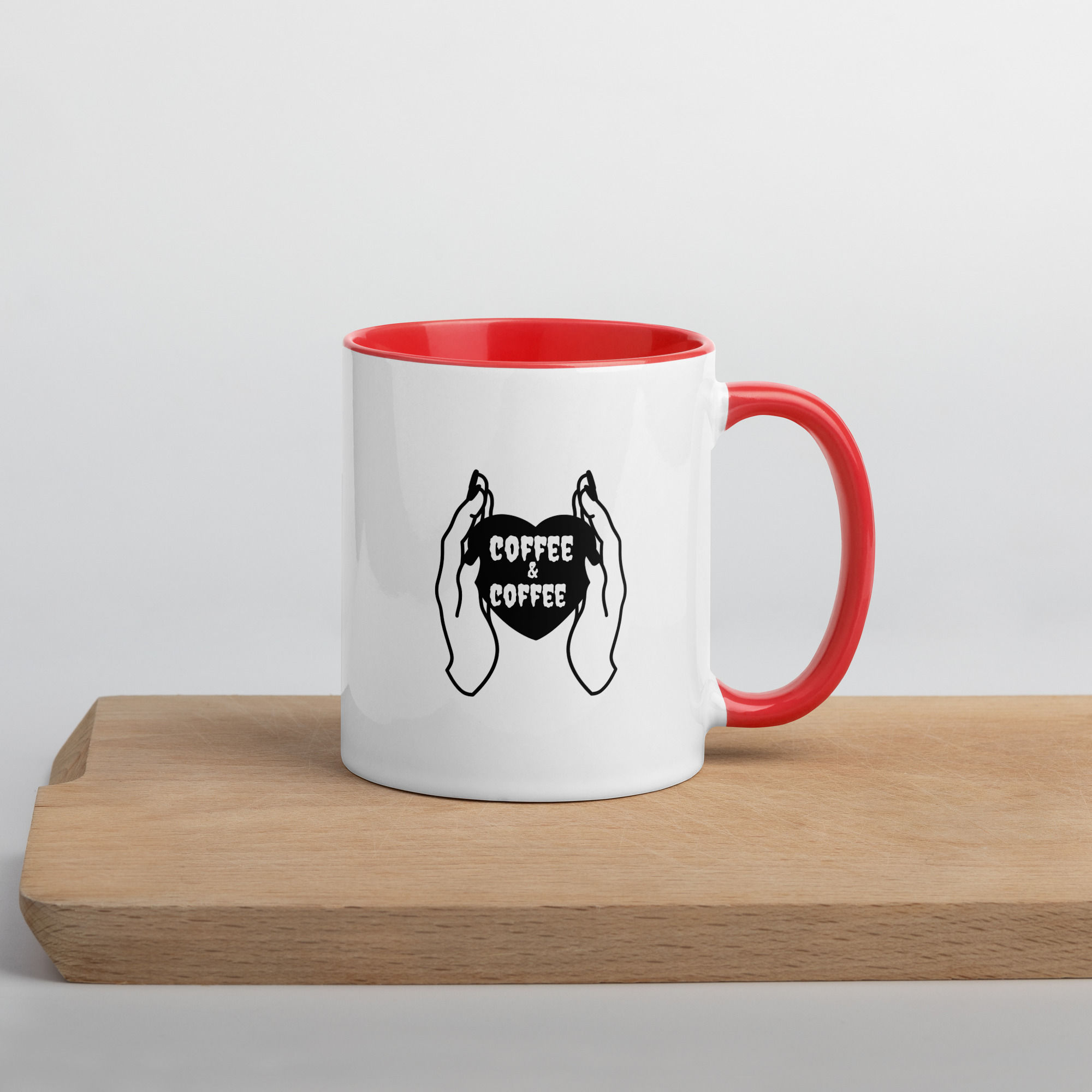 Coffeemug color : Heart & Coffee