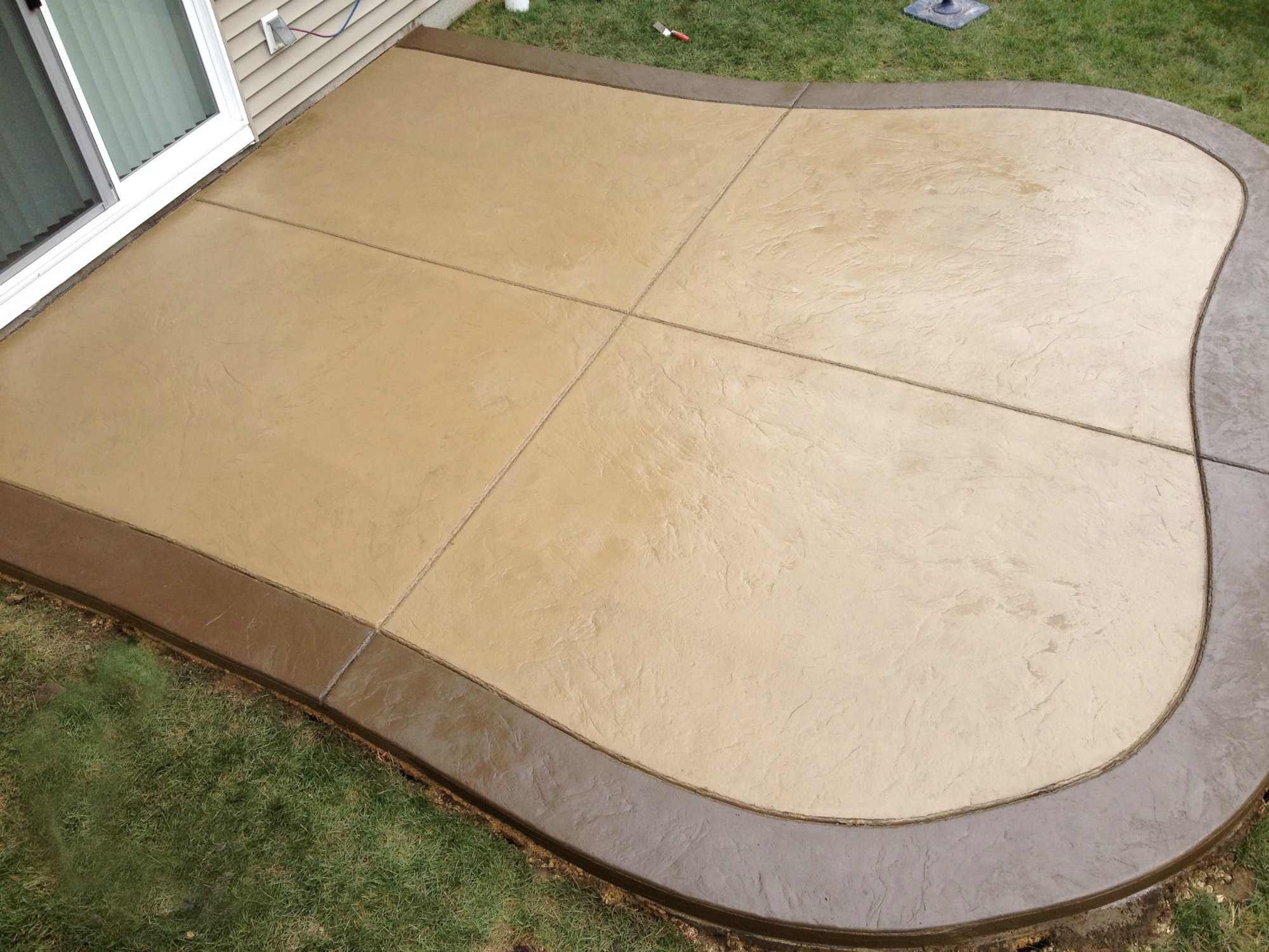 Stained Concrete C Rock Finishing