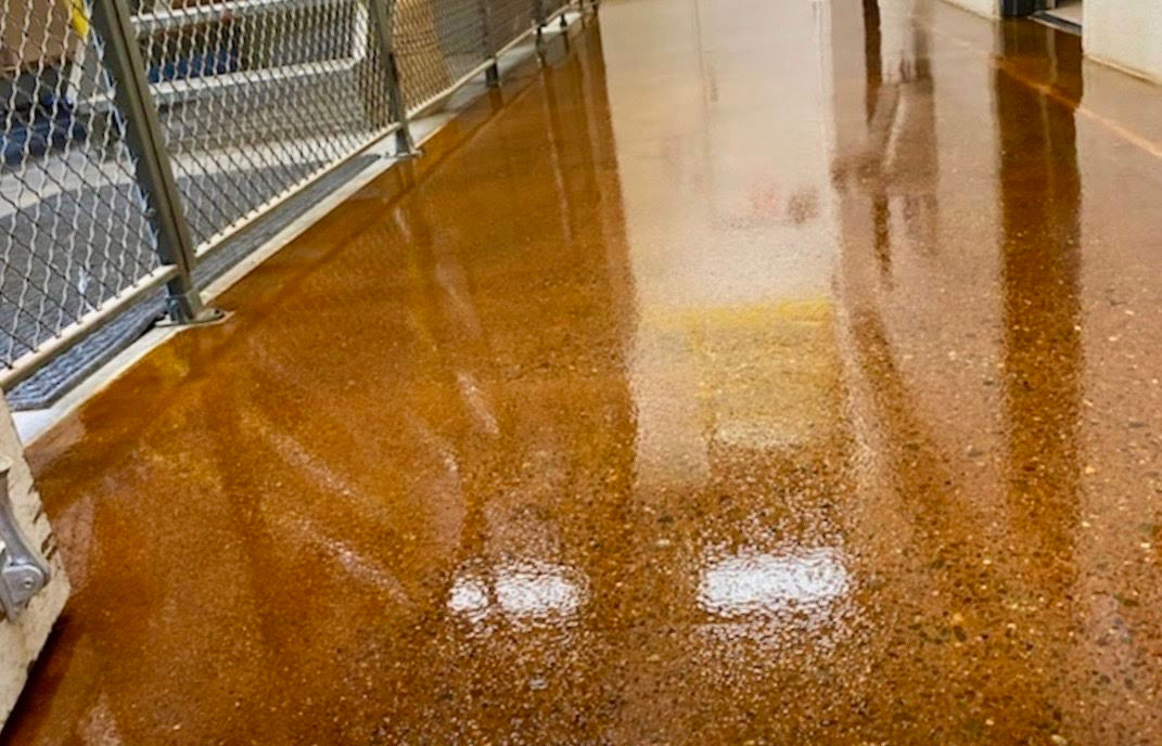 Concrete Floor Staining, Marin County, CA
