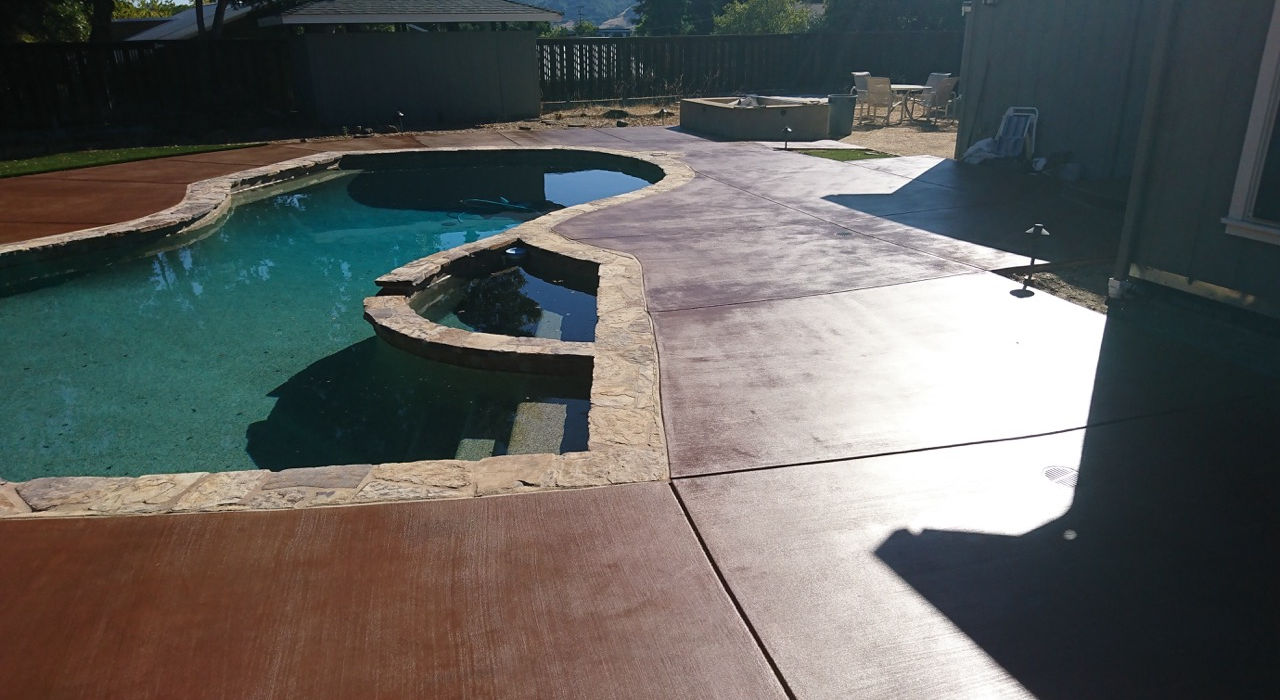 Concrete Floor Staining, Orinda, CA