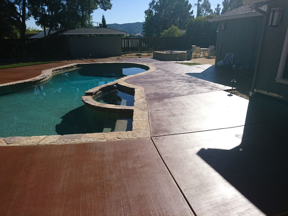 Concrete Floor Staining, Orinda, CA