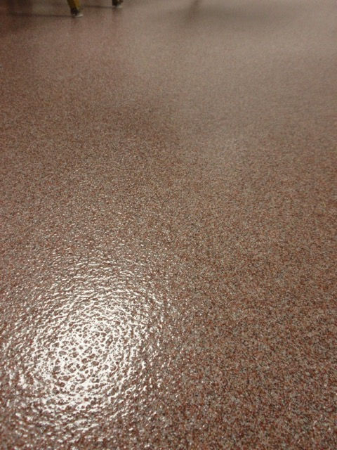 Epoxy Flooring, Color Quartz, CA
