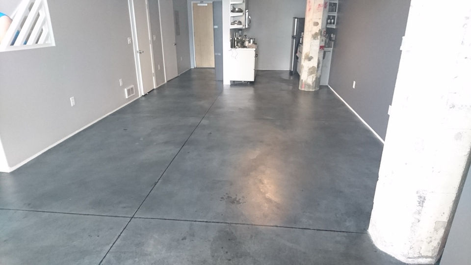 Stained and Sealed Concrete Flooring Services, Oakland, CA