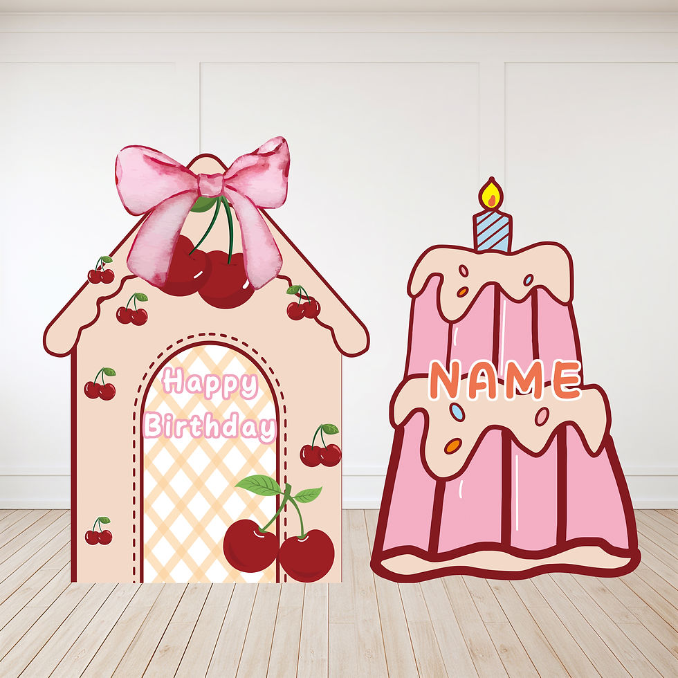 Thumbnail: Cherry Cake Theme Party Decor (Any Theme)