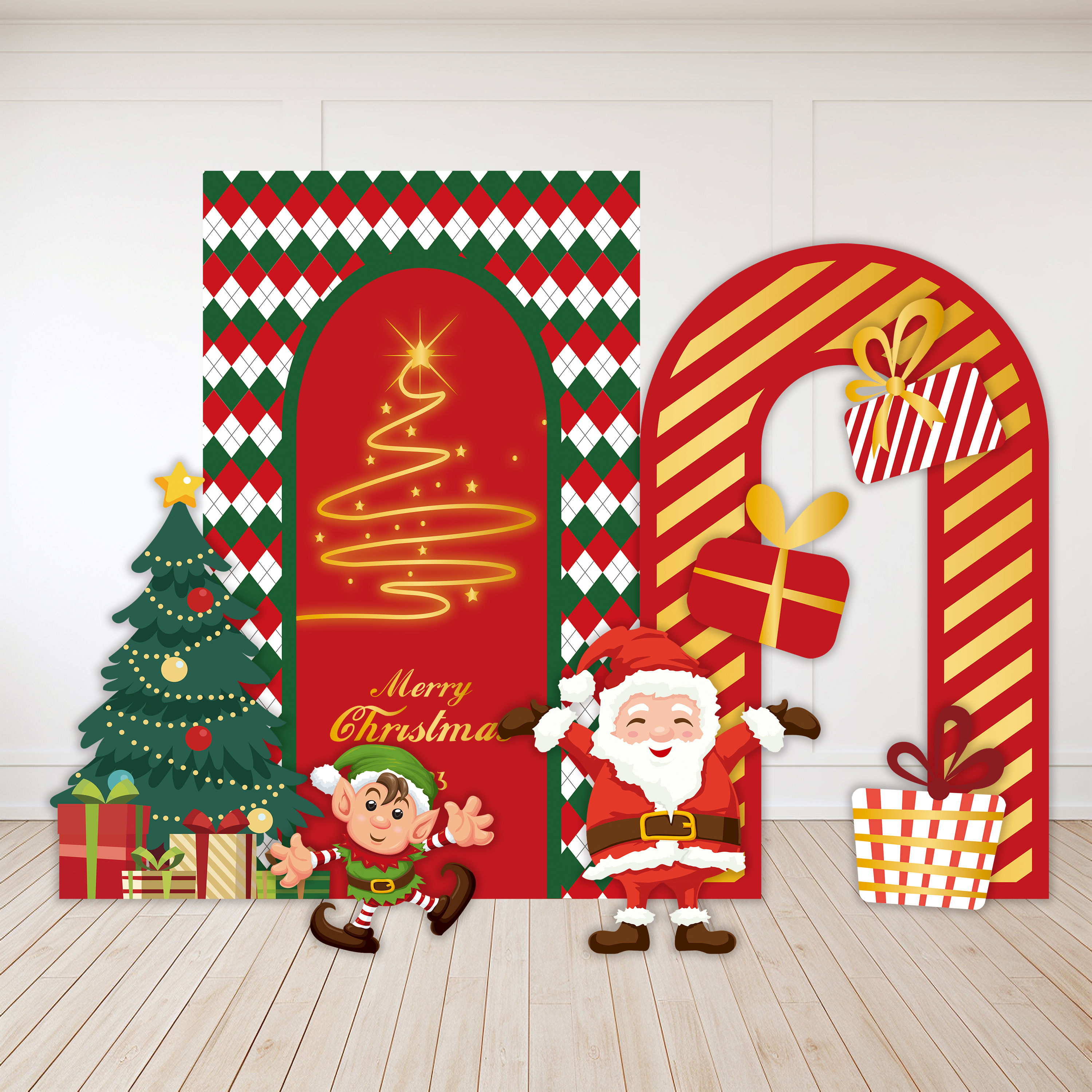 Christmas Decor Backdrop