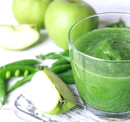 appletizer and green smoothie