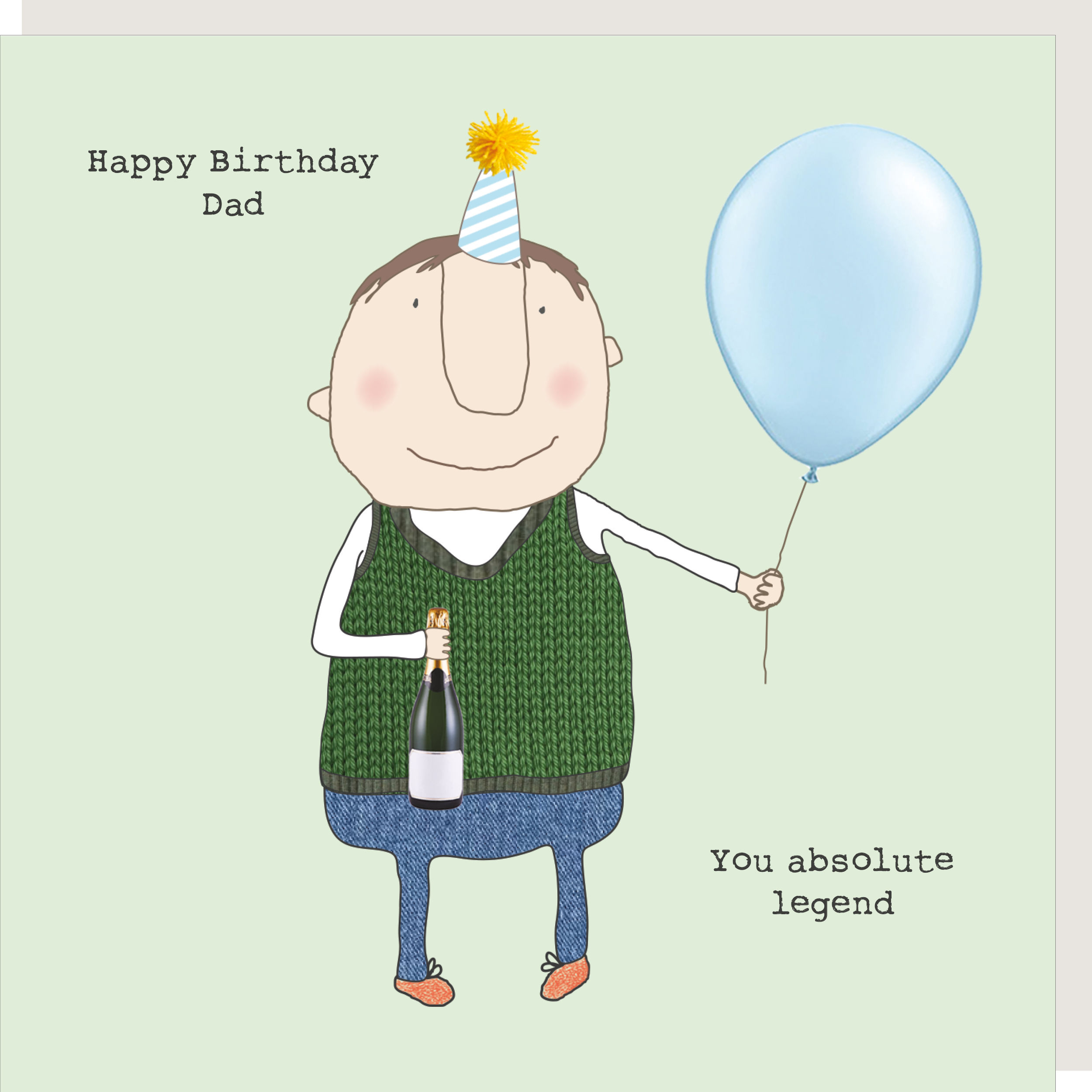 Rosie Made a Thing Happy Birthday Dad Card