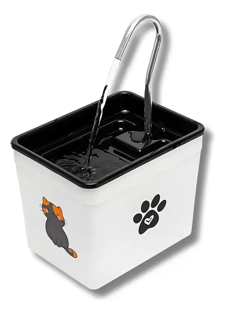Miniatura: Bebedouro Automático Fonte De Água Pet Gatos Cachorros Torneira Alumínio Cascata