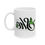 Thumbnail: Coffee Mug - I Am She Saved Healed Elevated Ceramic Mug with Butterflies Design