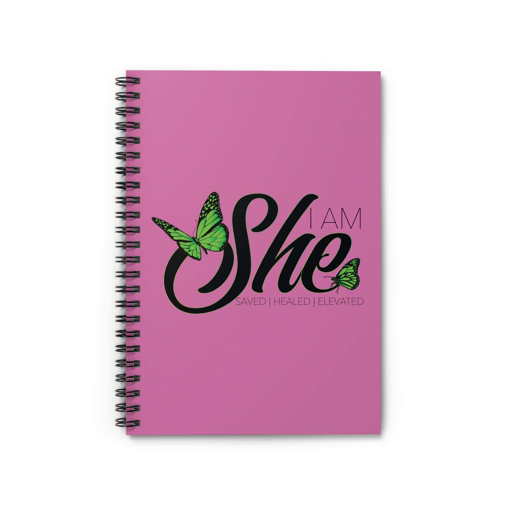 I AM SHE -Faith Inspired Spiral Notebook