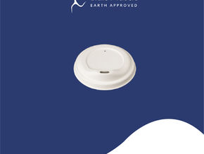 Eco-Friendly Sugarcane Bagasse 90 mm Diameter Sipper Lids for Glass and Cups