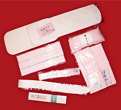 衿芯・コーリンベルト・三重ひも・伊達締め(2本)・前板・後板・帯まくら・こしひも(4本)無料貸出!