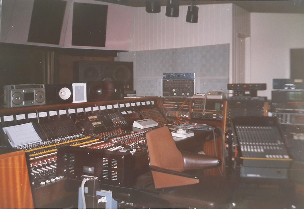 Sweet Silence Studios nos anos 80. Fotografo não identificado.