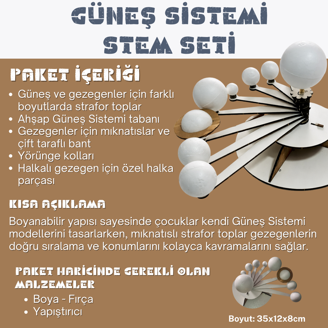 Güneş Sistemi Stem Seti