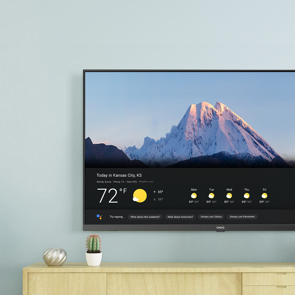Thumbnail: CHiQ L32G7P 32" HD LED Android R TV