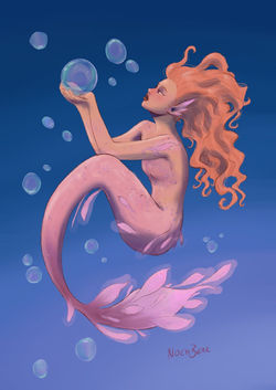 Bubble mermaid