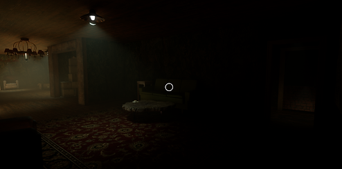 Darkness caused by monster