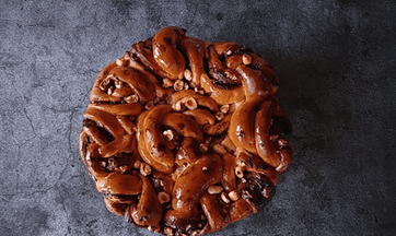 Breaded Brioche Bread with Nutella cream filling & Hazelnuts ThinkOFood Bakery, ThinkOFood catering Andrey Kravchenko Chef private catering Toronto GTA YouTube channel, professional chef dinning experience 
Think of Food Ltd.