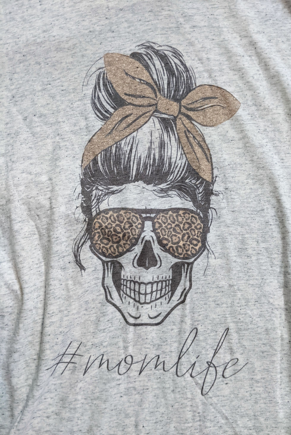 Thumbnail: Skull Mom Life Tee