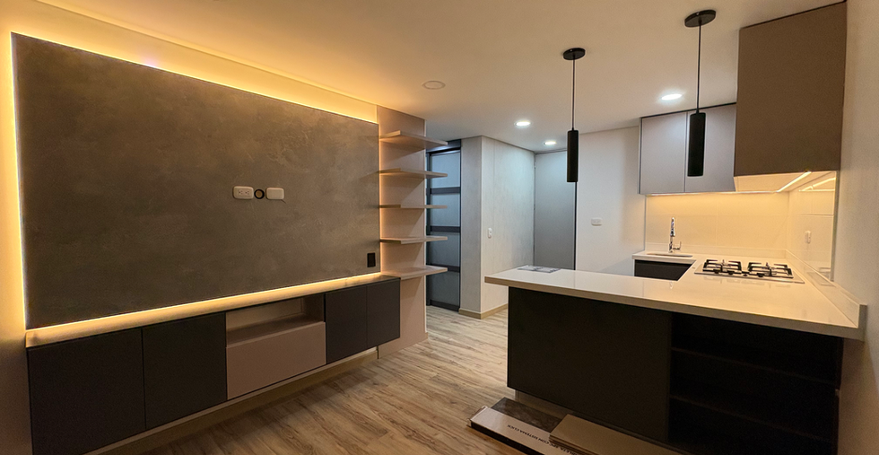 Acabados Livii en apartamento VIS en Bogotá — proyecto Buenavista Living