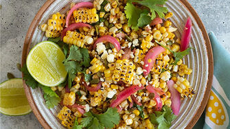 Summer Strawberry & Grilled Corn Salad Recipe